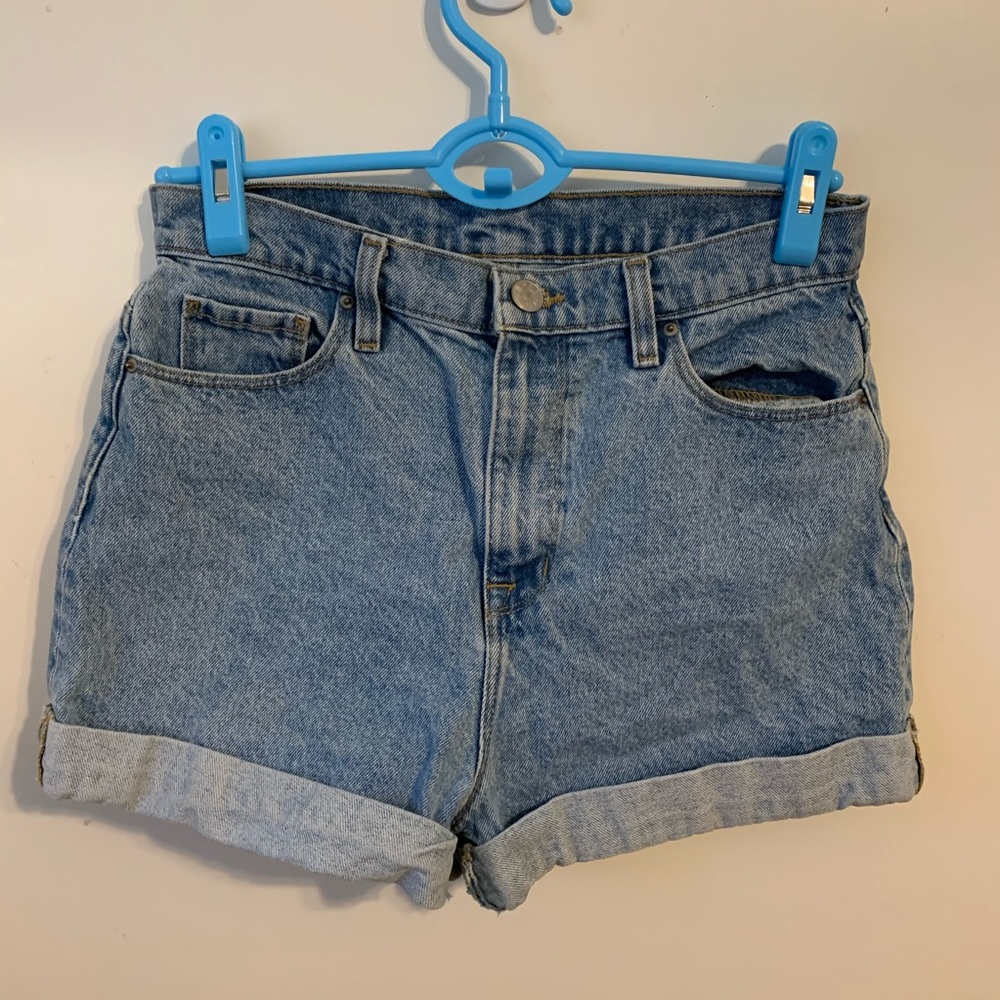 BDG High Waisted Denim Shorts